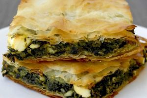 Plăcintă cu spanac (de post)