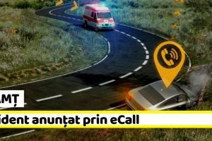 NEAMȚ: Accident anunţat prin eCall, direct din maşină