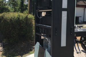 O noua statie de biciclete a fost vandalizata la Constanta