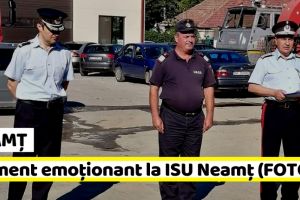 NEAMȚ: Moment emoţionant la ISU Neamţ (FOTO)