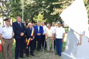 Dezvelirea bustului Pilotului Unirii, căpitan aviator Vasile Niculescu