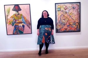 Artistul plastic sucevean Sophia Cristina Lauric a expus recent la Londra