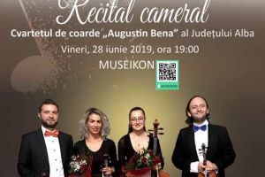 ASTĂZI: Cvartetul de coarde „Augustin Bena” susţine un recital cameral la Alba Iulia, la Museikon