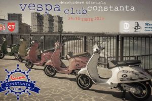 Deschiderea oficiala a Vespa Club Romania: Parada a celebrelor scutere Vespa, la Constanta