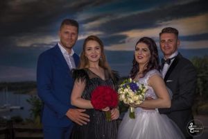 Nunta ca-n povesti la Mangalia! A participat si primarul Cristian Radu:  Antrenorul Bogdan Ciocanel s-a casatorit cu Andreea Cabuz. Cine e nas (galerie foto)