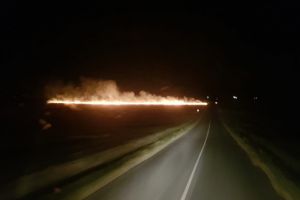 Incendiu violent in judetul Tulcea