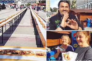 SPECTACULOS. Cel mai lung Hot dog din Europa, la Zalău, pentru o cauză umanitară