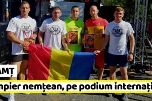 NEAMȚ: Pompier din cadrul ISU Neamţ, pe podium la concursul internaţional „Cel Mai Puternic Pompier”