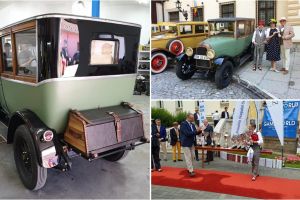 FOTO. Mircea Muncean, locul întâi la Parada automobilelor istorice, cu un Fiat de 95 de ani