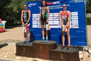 Supararea trece, punctele raman!“:  Constanteanca Antoanela Manac, pe podium la ASTC Triahlon Asian Cup, din Kirghizstan (galerie foto)