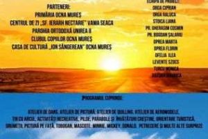 1-5 iulie: Tabăra micului creştin la Aşezământul social „Sfântul Mucenic Ciprian” Ocna Mureş