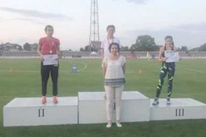 FOTO: Mihaela Blaga (CSȘ Blaj) – campioană naţională la juniori 2, rezultat extraordinar pentru atleta din “Mica Romă”!