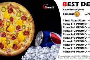 Descoperă cele mai noi oferte Gemelli. Mănânci delicios şi eşti recompensat cu o răcoritoare