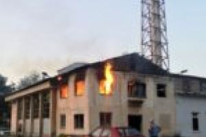 Incendiu într-un punct termic dezafectat din Reşiţa