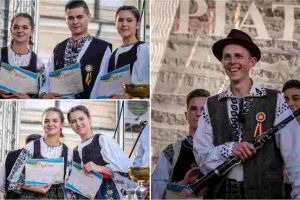 FOTO: Un tânăr taragotist din Scărişoara câştigătorul Marelui Premiu al Festivalului – Concurs Naţional de Folclor „Inimi fierbinţi în Țara de Piatră”