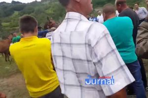 VIDEO: Bărbat din Galaţi, amendat pentru că şi-a biciuit calul la un târg tradiţional, la Năruja