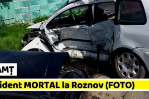 NEAMȚ: Accident MORTAL la Roznov. Șoferul a decedat (FOTO)