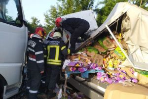 Accident pe DN1. Traficul este blocat