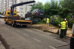 Programul Brantner de spălat străzi, în Dâmboviţa şi Lipovei, săptămâna 1-5 iulie