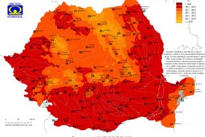 Căldura lui Cuptor în întreaga ţară: temperaturi resimţite până la 41 de grade