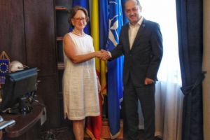 Ambasadorul Austriei, interesată de stadiul lucrărilor la Aeroport şi Autostradă