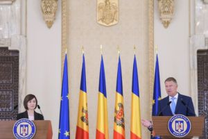 Sefa Guvernului de la Chisinau, Maia Sandu, in vizita la Cotroceni. Declaratiile celor doi oficiali.