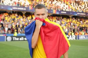 Atacantul bihorean George Puşcaş, singurul român ales în echipa ideală a Campionatului European U21 (VIDEO)