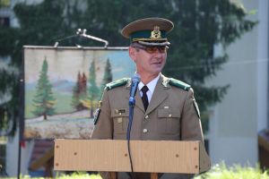 Ceremonie de trecere în rezervă la sediul Brigăzii 61 Vânători de Munte „General Virgil Bădulescuˮ