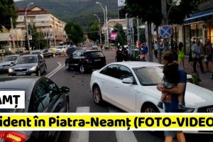NEAMȚ: Accident în Piatra-Neamţ (FOTO-VIDEO)