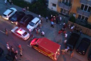 Persoană căzută de la etajul 7 în Avangarden