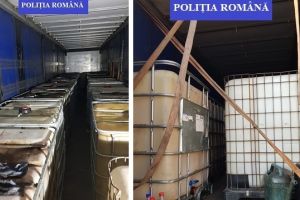 BUTIMANU:  Produse petroliere transportate ilegal. Poliţiştii au confiscat 13 tone