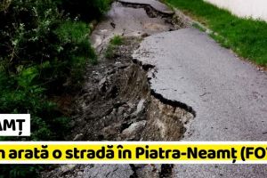 NEAMȚ: Cum arată o stradă din Piatra-Neamţ (FOTO)