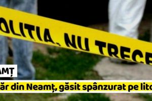 NEAMȚ: Tânăr din Neamţ, găsit spânzurat într-un hotel de pe litoral