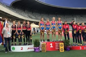 Atleta Maria Izabela Timofei, din Constanta, medaliata la Campionatul Balcanic