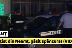 NEAMȚ: Tânăr poliţist din Neamţ, găsit spânzurat. Detalii cumplite: avea 2 copii (VIDEO)