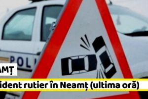 NEAMȚ: Accident rutier. A intrat cu maşina într-un gard (ultima oră)