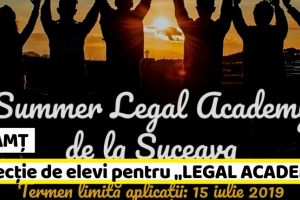 NEAMȚ: Selecţie de elevi pentru „LEGAL ACADEMY”