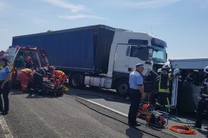 FOTO/VIDEO. Accidentul grav de la Moftin, produs din cauza unei defecţiuni tehnice