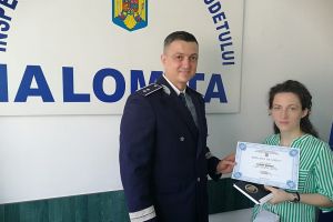 Ialomiţeni cu spirit civic, premiaţi de poliţie