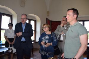 O delegaţie a Comisiei Europene a vizitat Palatul Brâncovenesc de la Potlogi