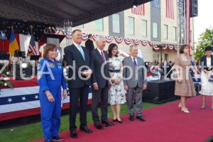 Dr. Anna Fisher, una din primele femei astronaut, in vizita la Academia Tehnica Militara Ferdinand I