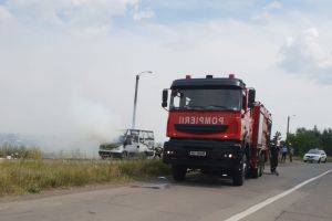 O dubiţă a ars ca o torţă din cauza unui scurtcircuit