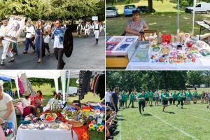 FOTO/ Se află în plină desfăşurare cea de-a VIII-a ediţie a Festivalul Naţional de Dansuri şi Tradiţii Populare Cugir – Vinerea. Muzică, dansuri populare româneşti, expoziţii meşteşugăreşti, jocuri sportive, foc de tabără