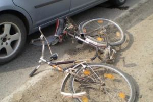 Şofer cu dosar din cauza unui biciclist beat!