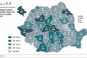 Harta salariilor din România. Judeţele în care se câştigă cel mai bine. Pe ce loc este Alba