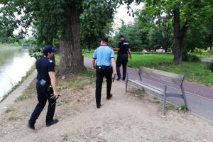 Poliţiştii şi jandarmii, la pas pe malurile Begăi