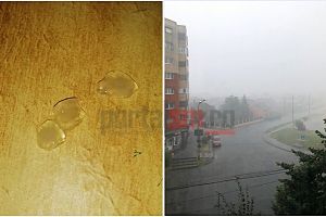 FOTO&VIDEO. Străzi inundate şi grindină în municipiul Satu Mare