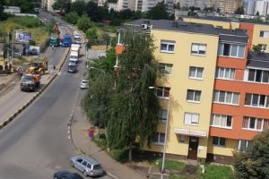 VIDEO: Blocaj rutier pe Calea Sighişoarei