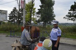 Căruţaş amendat cu 2.900 lei de poliţişti. Vezi motivul!