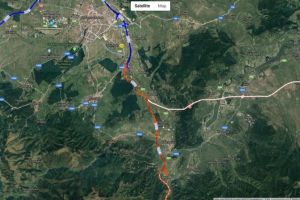 FOTO – Primii paşi concreţi ai autostrăzii Sibiu – Piteşti. Dovada că încep să se mişte lucrurile
